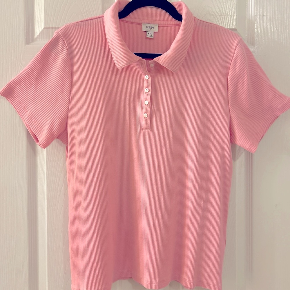 J.Crew Pink Polo Shirt
